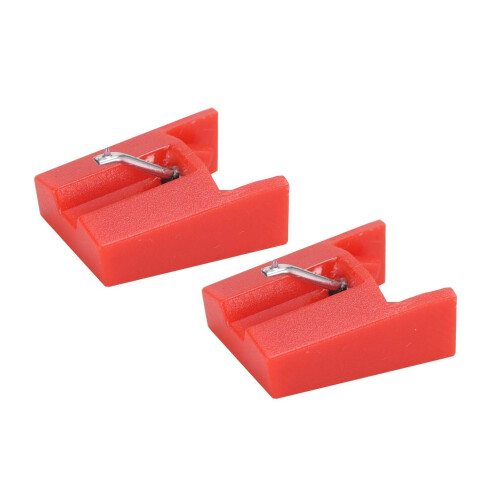 Stylineedle Record Player Needle, 2 Pack Ruby Stylus Replacement Phonograph for ION ICT04RS, LPDock, LP2CD, LP2Flash, IProfile, Profile Flash, Profil