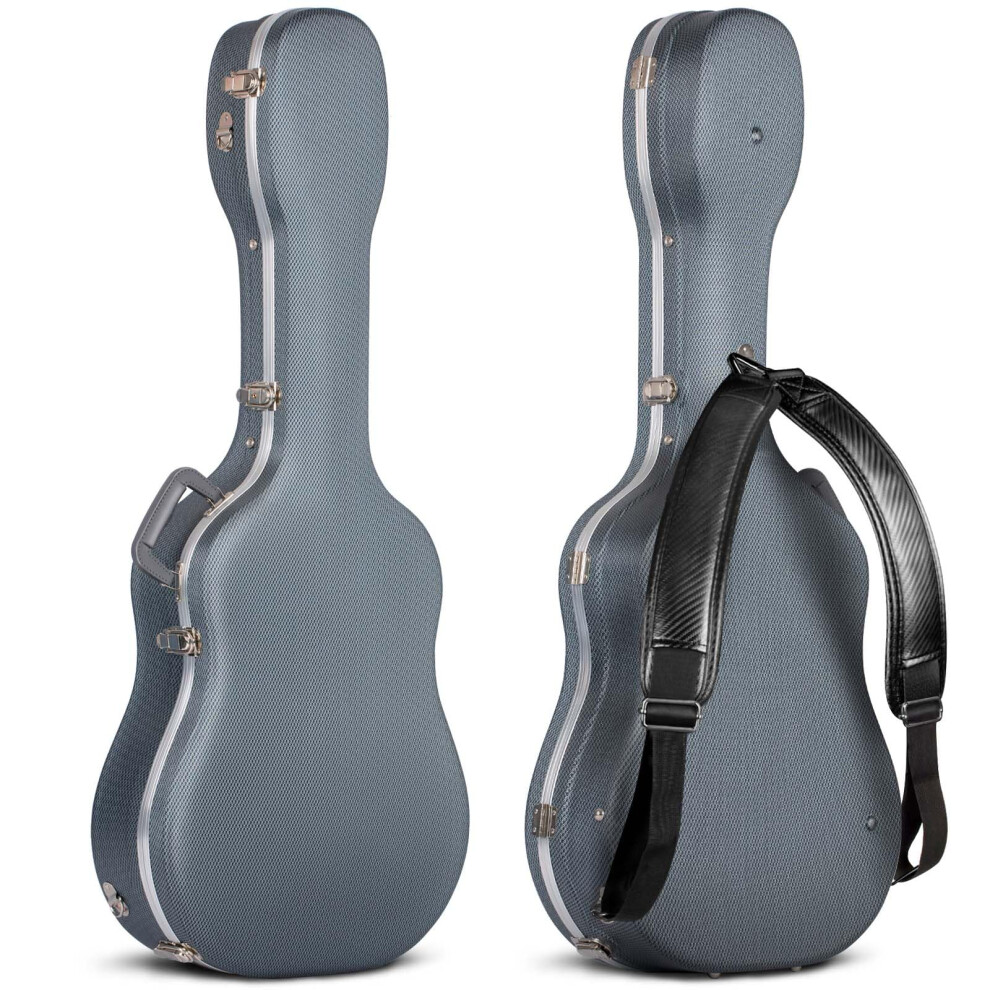 Cahaya Acoustic Guitar Case Black Guitar Case Abs Waterproof Hard Case