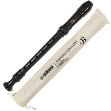 Yamaha YRS2BUK Soprano Descant Recorder with Recorder from the Beginning Book 1