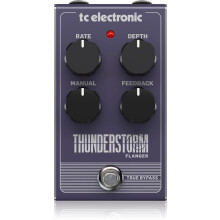 TC Electronic THUNDERSTORM FLANGER Vintage-Style Flanger Pedal with All-Analog Bucket-Brigade Circuit