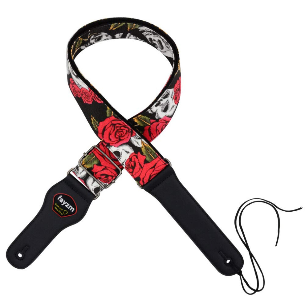 Rayzm Guitar Strap/Bass Strap, Cotton Belt For Acoustic/Electric/Bass
