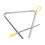 One Piece Durable Rustproof Triangle - Heavy Duty Hand Percussion for School Mus 1