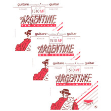 Argentine 1510MF Strings set Light loop end (Pack of 3)