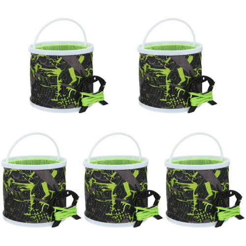 5Sets Praktische Opvouwbare Visemmer Multifunctioneel Watercontainer 2