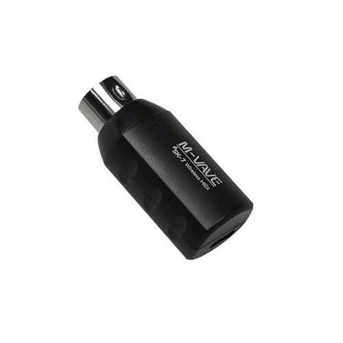 M-VAVE SK7 - Wireless MIDI Adapter, Bluetooth 5.0 DIN5 MIDI In/Out Interface for Keyboards, Synths, Controllers – Ultra-Low Latency, iOS/Android/Win