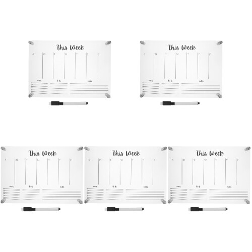 5Ensembles Tableaux Blancs Acryliques Pour Et Usage 2