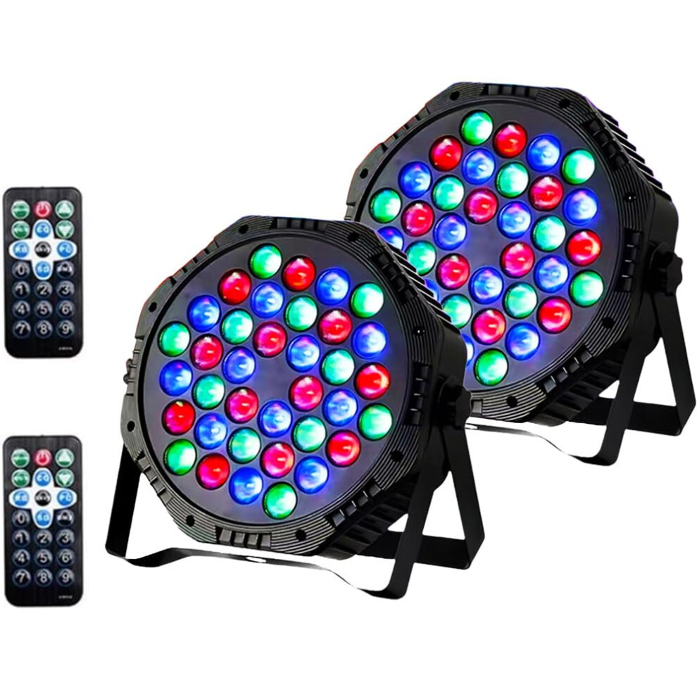 Blendra 2Pcs Disco Lights, 36 Rgb Led Stage Lights, 7Ch Party Lights W