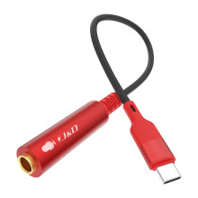 J&D USB Type C to 1/4 TS Audio Recording Adapter, USB C to 6.35mm TS Female Guitar Cable, Microphone Cord for Audio Recording, Bass, Electronic Piano