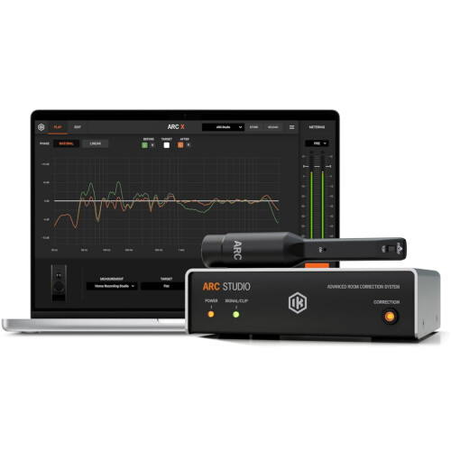 IK Multimedia ARC Studio. Standalone advanced room correction system. Includes hardware processor unit, ARC 4 software and measurement mic