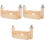 3Ensembles Kit Tressage Bois Khaki Accessoire Bracelets DIY 3