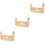 3Ensembles Kit Tressage Bois Khaki Accessoire Bracelets DIY 5