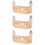 3Ensembles Kit Tressage Bois Khaki Accessoire Bracelets DIY 8