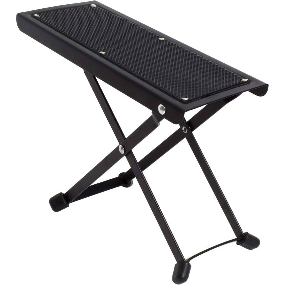 Igadgitz Xtra U6987 - Guitar Foot Rest Stand, Footstool, Folding, Adju