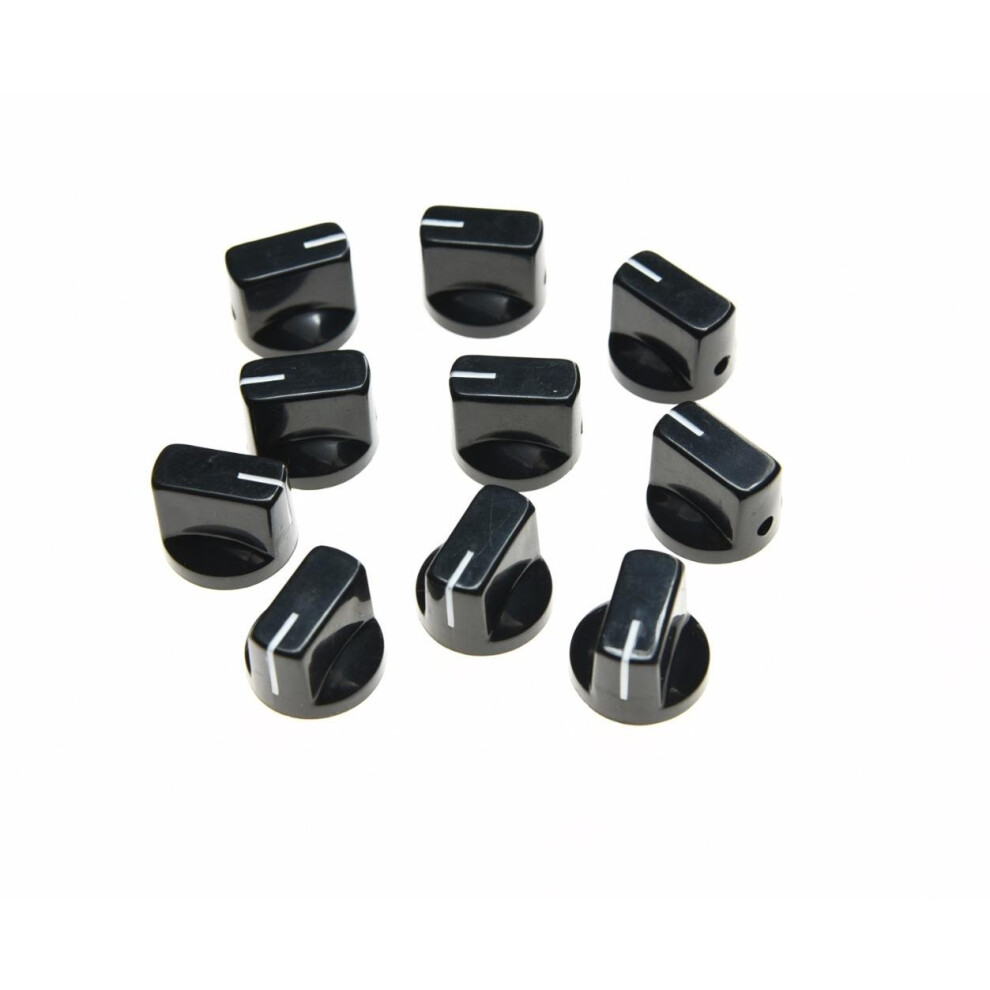 Dopro 10Pcs Guitar Amp Effect Pedal Knobs Pointer Knob With Set Screw