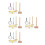 4Sets Kinder Graafset Met Hout, Metaal En Vergrootglas 5