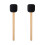 2Pièces Maillets De Batterie Noir Manche Bois Pour Percussion 4
