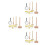 4Sets Kinder Graafset Met Hout, Metaal En Vergrootglas 6