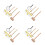 4Sets Kinder Graafset Met Hout, Metaal En Vergrootglas 7