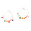 2Pièces Bracelets De Mode En Et Pierres Multicolores 6