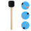 2Pièces Maillets De Batterie Noir Manche Bois Pour Percussion 11