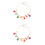 2Pièces Bracelets De Mode En Et Pierres Multicolores 7