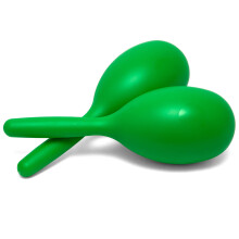 Tiger MAR49-GR Full-Size Plastic Maracas - Green