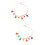 2Pièces Bracelets De Mode En Et Pierres Multicolores 9