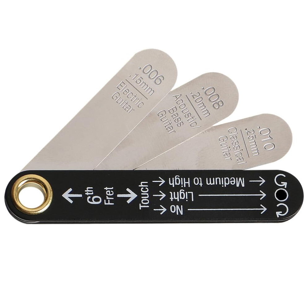Tsudoku Guitar String Gauge Ruler Guitar Neck Relief Gauge Tool Guitar