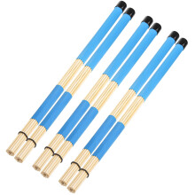 YOUEON 3 Pair 40 cm Bamboo Bundle Drumsticks, 5A Jazz Drum Sticks Constructed of 19 Bamboo Dowels, Rods Drum Brushes for Jazz, Folk, Small Venue and