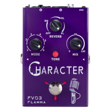 FLAMMA FV03 Vocal Effects Pedal Voice Processor Vocal Amplifier Stompbox Voice Changing Sounds Like Robot Male Female Baby with Delay Reverb Effects