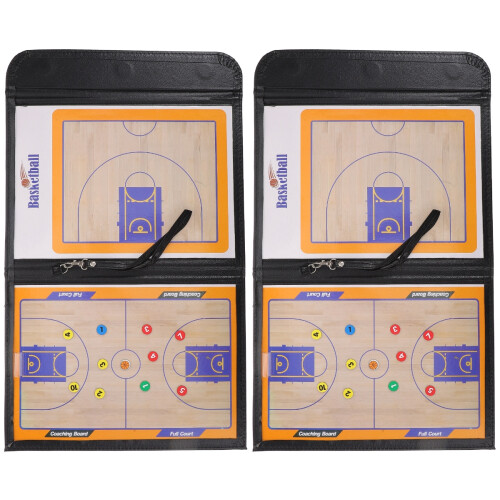 2Pièces Basket Pliable PU Coaching 2