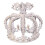 Shiny Rhinestone Bridal Tiara Crown 6