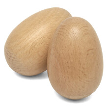 TIGER SHA28-NT Wooden Egg Shakers Natural One Pair