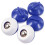 15Pièces Boules Curling Mini Plastique Décor Enfant 2