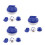 15Pièces Boules Curling Mini Plastique Décor Enfant 5