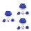 15Pièces Boules Curling Mini Plastique Décor Enfant 7