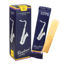 Vandoren Traditional Tenor Saxophone Reeds - Box of 5 - Strength 3