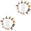 24Pièces Décorations Cupcake Halloween Papier Couleurs Variées 5