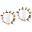 24Pièces Décorations Cupcake Halloween Papier Couleurs Variées 6