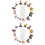 24Pièces Décorations Cupcake Halloween Papier Couleurs Variées 7