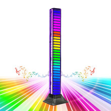 LuminKing 3D Music LED Bar - Rhythm Light Bar, Syncs with Music & Sound, Rechargeable Battery, Portable, Suitable for Party, Disco, Gaming & Car