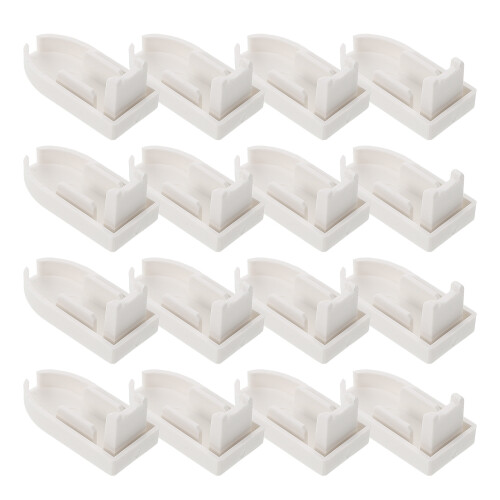 100Pièces Bouchons Décoratifs Blancs Pour Tringles De Store 2