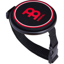 Meinl Cymbals knee pad, exercise pad, training pad, (10.1 cm diameter) with fastening tape, black, MKPP-4