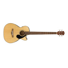 Fender CB-60SCE Acoustic-Electric Bass Guitar, Natural, Concert Body