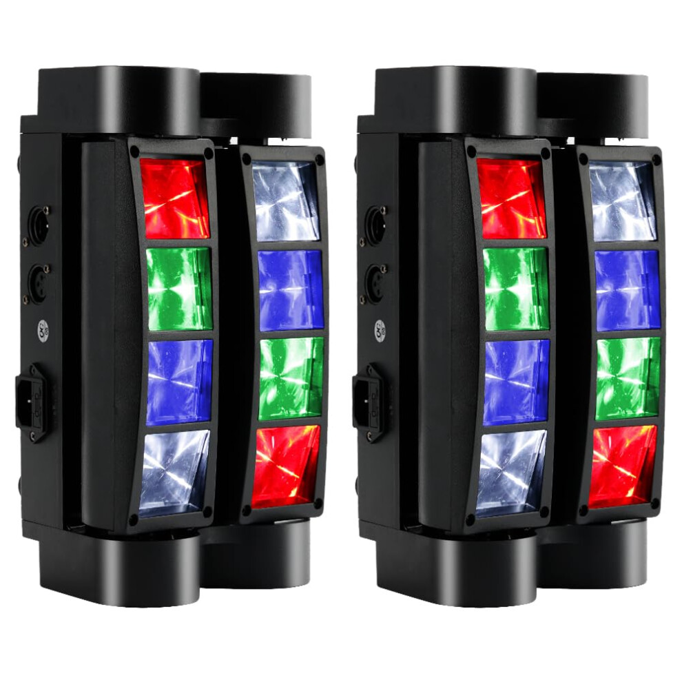Areyourshop Moving Head Disco Lights,8 X 10 W Rgbw Led Stage Dj Light(