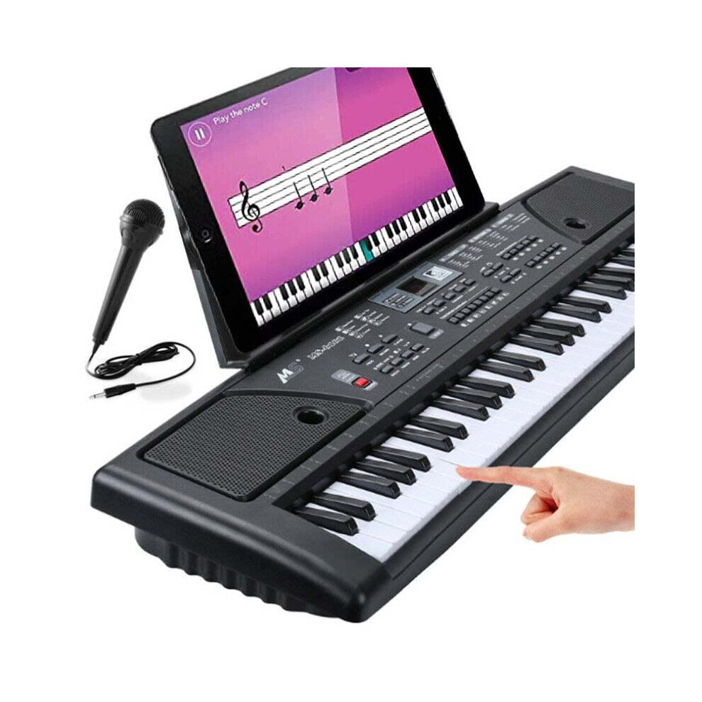 Ccarzzi Keyboard Piano, 61 Keys Electronic Keyboard For Kids With 16 Instrumen