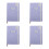 4Pièces -Notes Agenda Violet Usage Maison PU 10