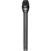 RØDE Reporter Handheld Dynamic Interview or Presentation Microphone with Omnidirectional Polar Pattern, Black