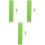 3Ensembles Ardoise Braille Vert Clair Facile À Utiliser 5