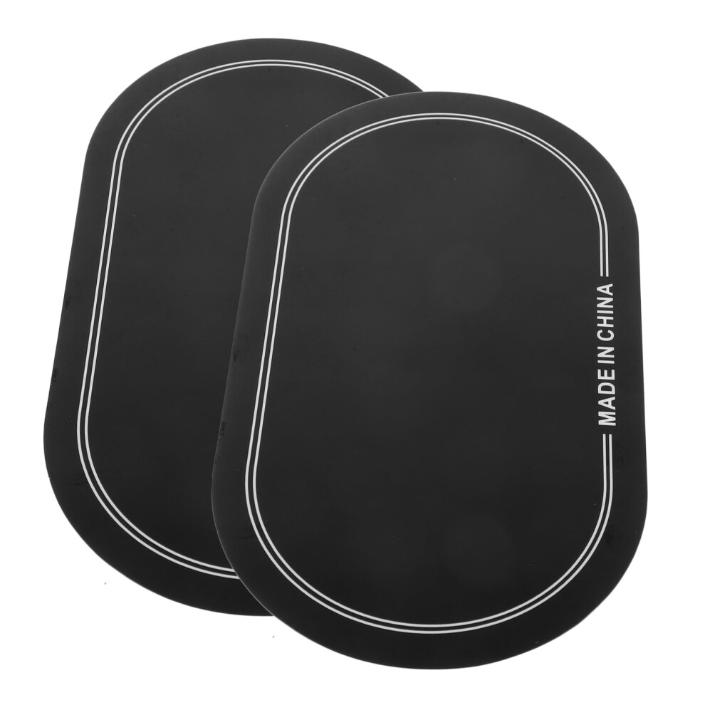 Toyvian 2Pcs Bass Drum Stickers Drum Patch For Drum Kick Drumhead Prot